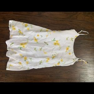 WORN ONCE!! floral white sundress